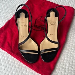 Christian Louboutin heels worn once w